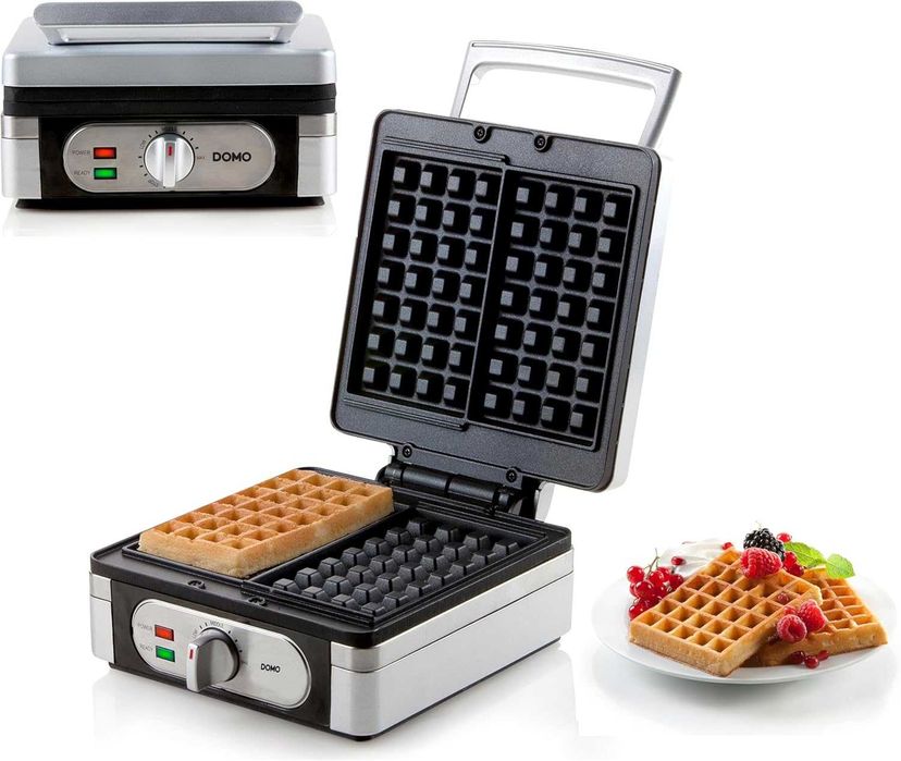 Гофретник Domo DO9047W/N 1400 вата с дефект