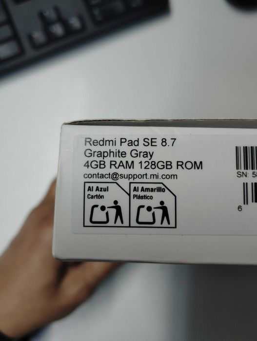 Xiaomi Redmi Pad SE 8.7" 4 GB 128 GB WiFi + 4G, Graphite Gray