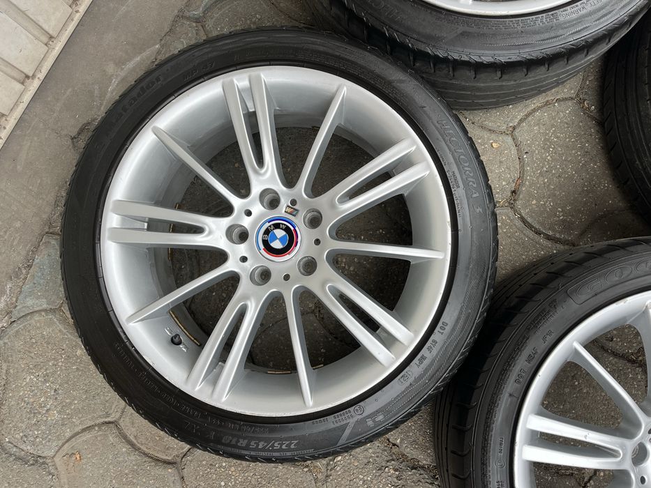 Jante aliaj 5x120mm, anvelope vara 225/45 R18, BMW X1, E90, E91, E81 E87 F30 F31 F20