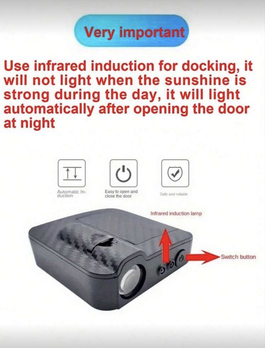 2 buc proiector wireless pentru usa auto