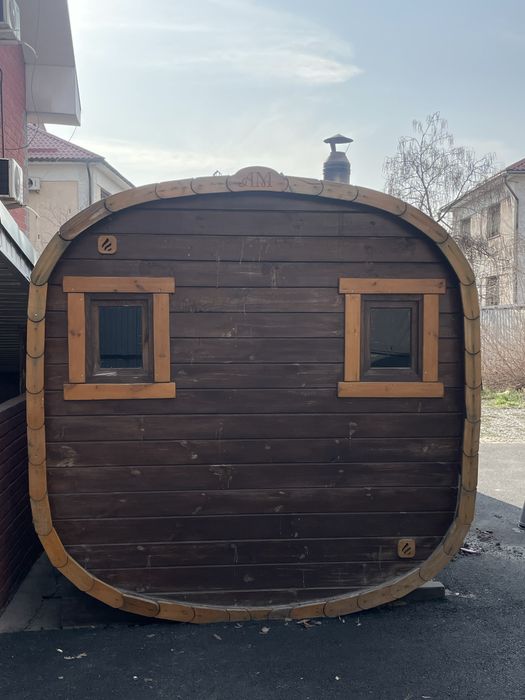 Переносная баня-бочка