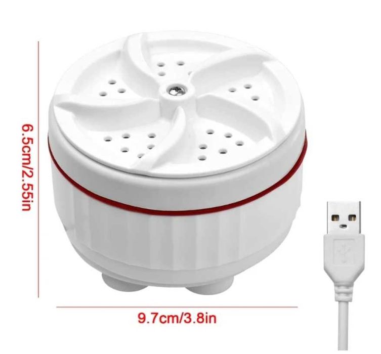 Mini mașină de spălat cu USB pentru chiuvetă sau găleată