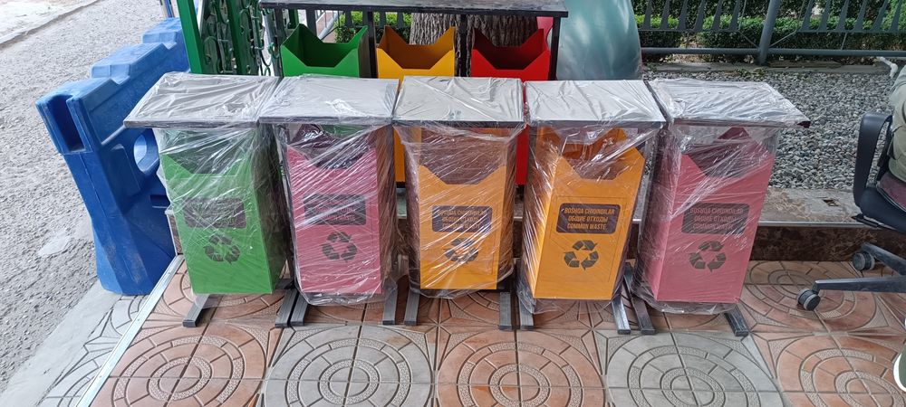 Уличные мусорные урны 1-2-3-4-х секционные