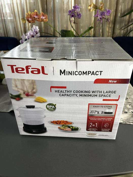 Aparat de gatit cu aburi Tefal minicompact