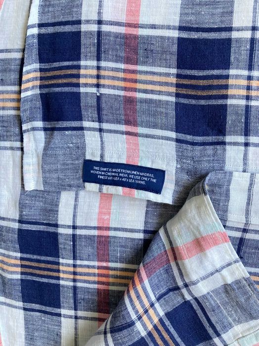 GANT 100% Linen shirt мъжка ленена риза лен размер L