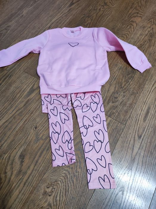 Детски комплект с ватирана блуза