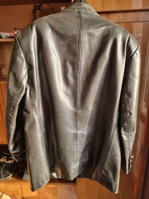 кожено яке естествена кожа телешки бокс