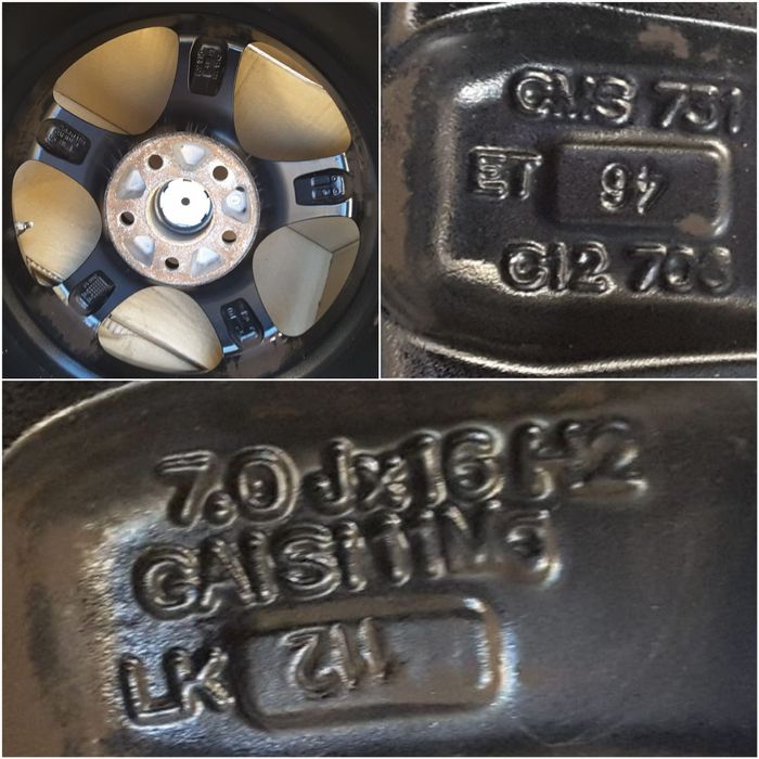 jante aliaj 16; 5x112; Mercedes C, E class w204, w205, w212, Vito w447
