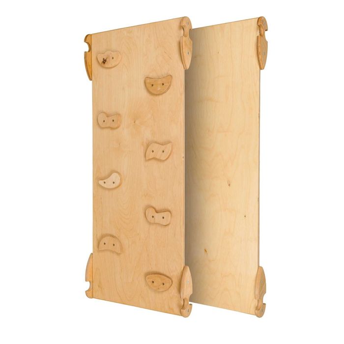 Set de catarare mare 2in1, Triunghi Pikler cu Rampa si Arc Escaladare