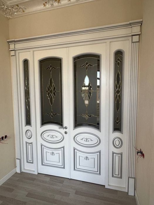 Mdf  va yogoch eshik romlar