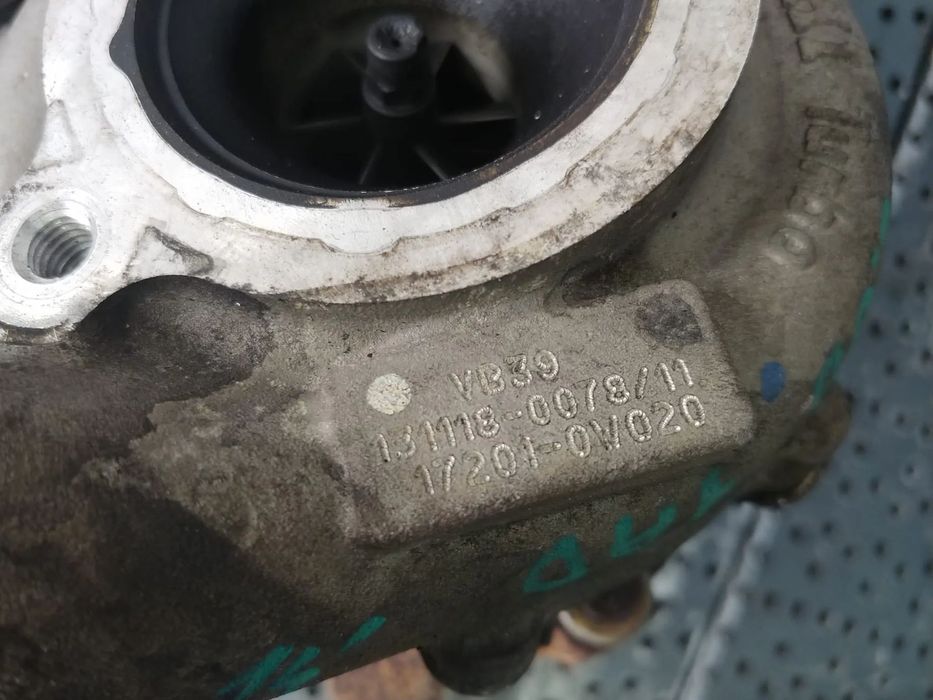 turbina  toyota rav 4 1ad 2.0 d-4d  euro 5 17201-0w020  89674-20010