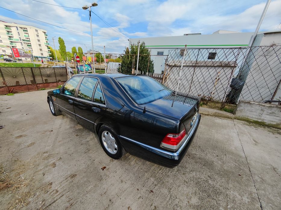 Mercedes S 280 W140 balena automat, piele, mahon, geamuri duble