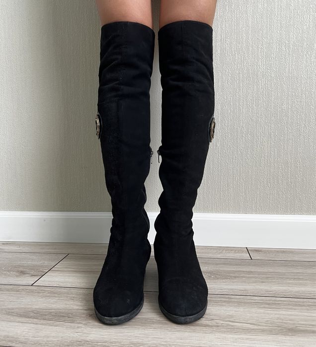 Замшевые сапоги еврозима