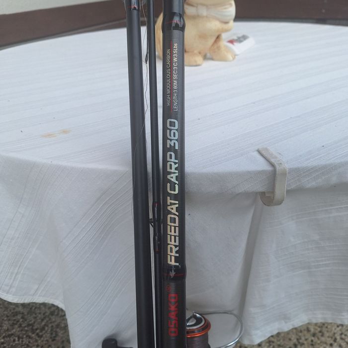 Коплект 2 броя въдици Осако 3.5 либри и 2 броя макара Делфин