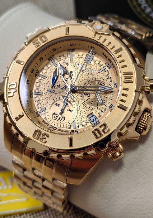 Ceas Invicta Reserve Gold Dial Chronograph IN-50993-Barbati