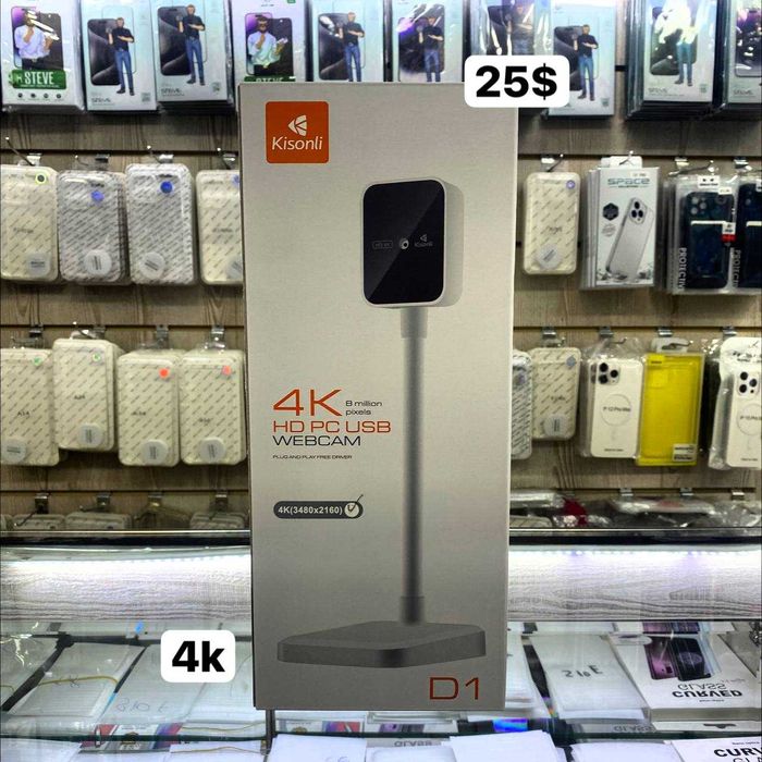 a28electronics -Новый web camera- KISONLI FullHD, 2k, 4K, 4Kplus