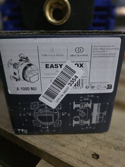Caseta incastrata universala pentru baterie de dus sau cada Ideal Standard Easy Box A1000NU