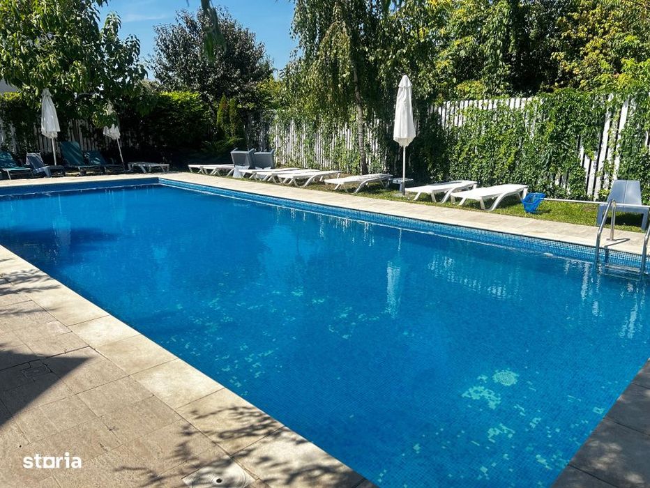 INVESTITIE CU CHIRIAS VILA Pipera - piscina exterioara - gradina