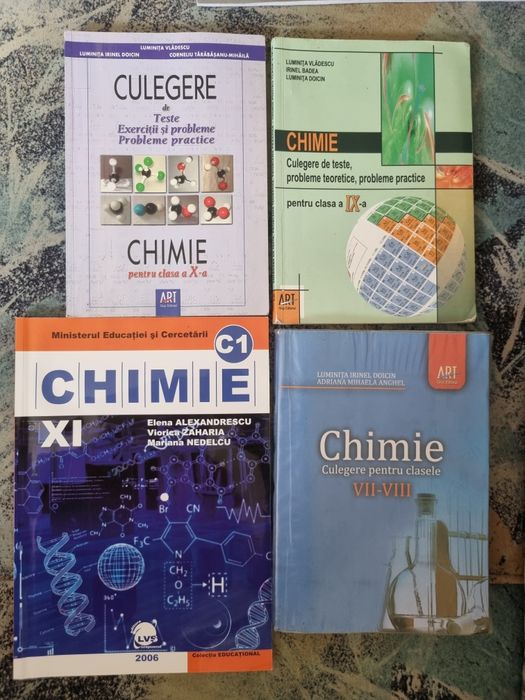Vând manuale, culegeri, memoratoare clasele 9-12