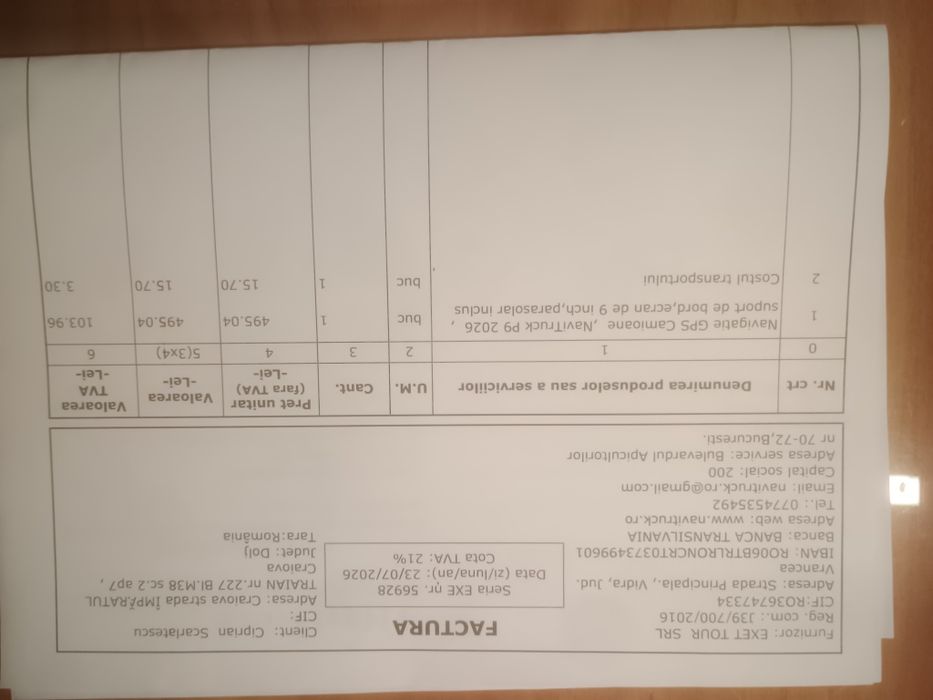 Navigație GPS comioane