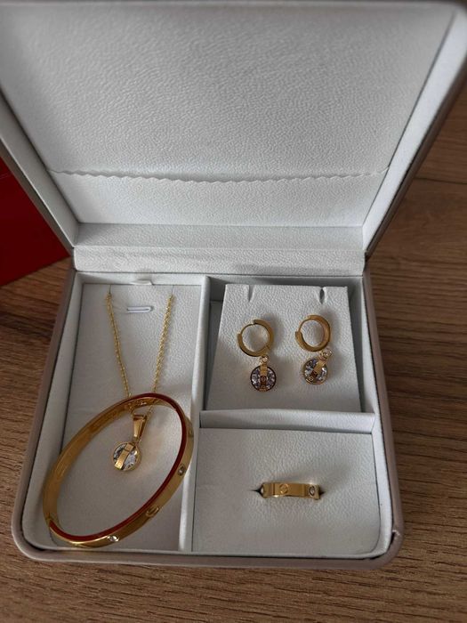 Set bijuterii damă, colier + cercei