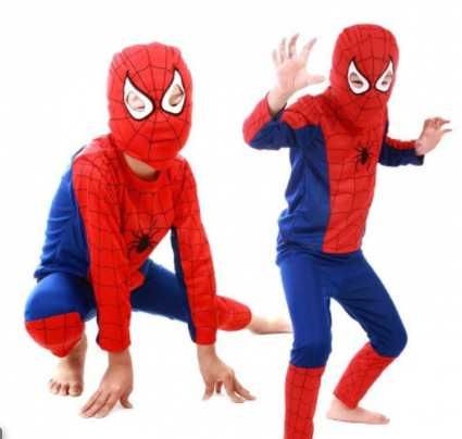 Costum Spiderman 2-8 ani,pantaloni+bluza+masca