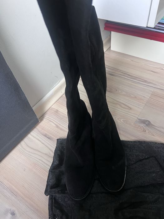 Dolce and Gabbana оригинални велурени ботуши