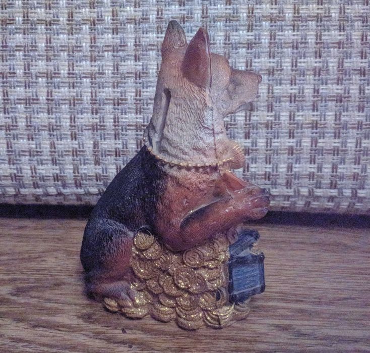 Копилка статуэтка фигурка овчарка