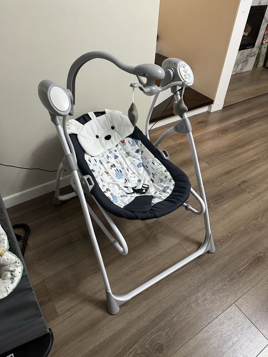 Детский шезлонг автоматический