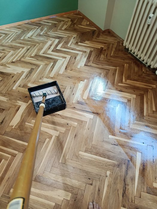 Циклене на паркет и дюшеме