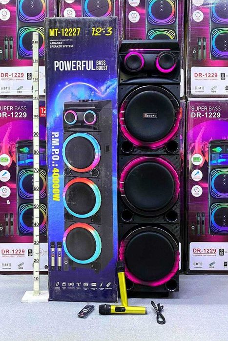 MT 12227Gigant
Simsiz Mikrofon 2ta
Orginal Kalonka 40000W