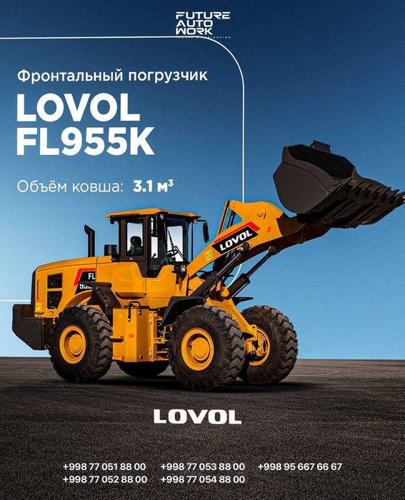 NASIYA SAVDO LOVOL FL955K frontal yuklagichi  APPARAT
