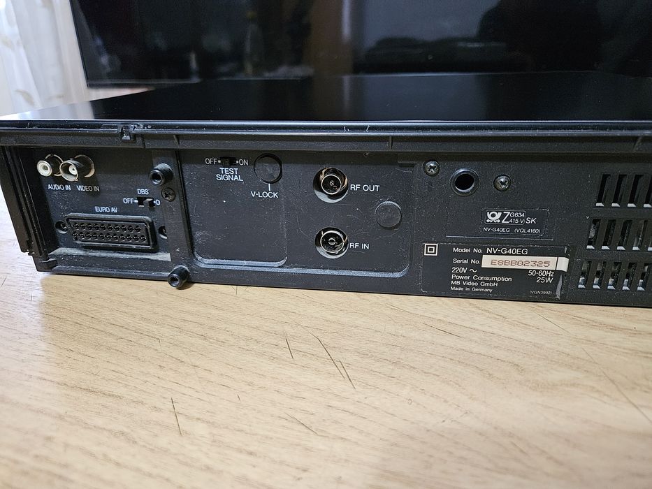 Video recording vcr vhs  panasonic nv-g40 defect