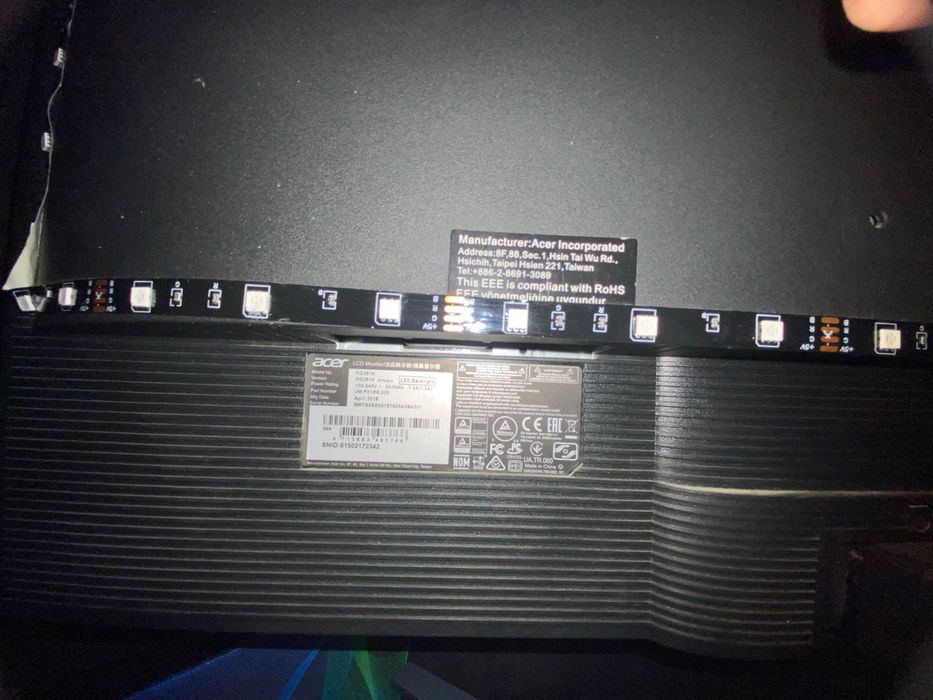 Монитор 28’ Acer 4K KG281K