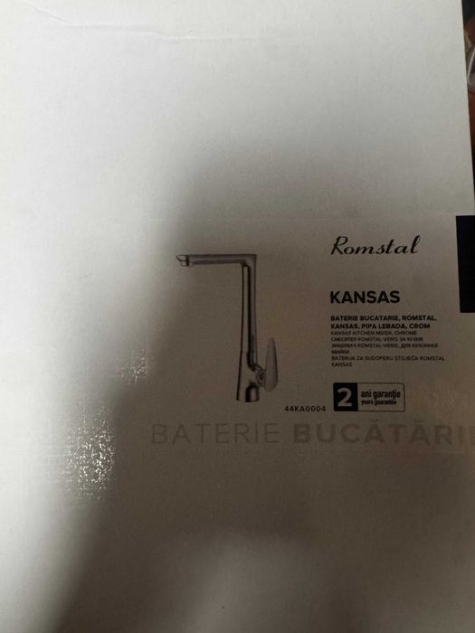 Baterie bucatarie, Kroner, Kansas, crom lucios