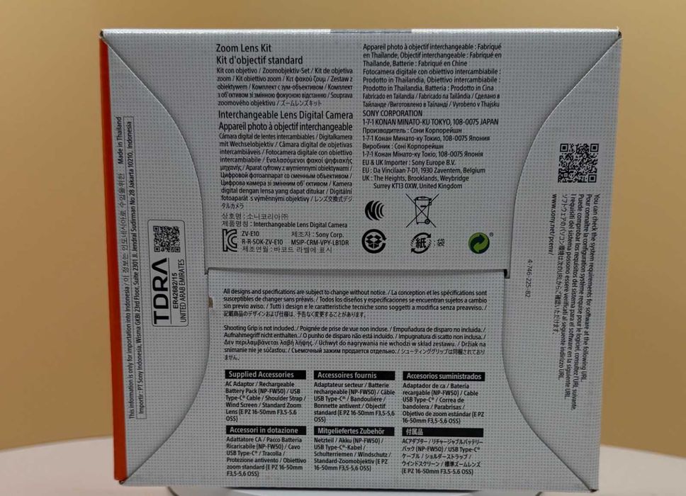 Sony zv e10 negru kit ca nou