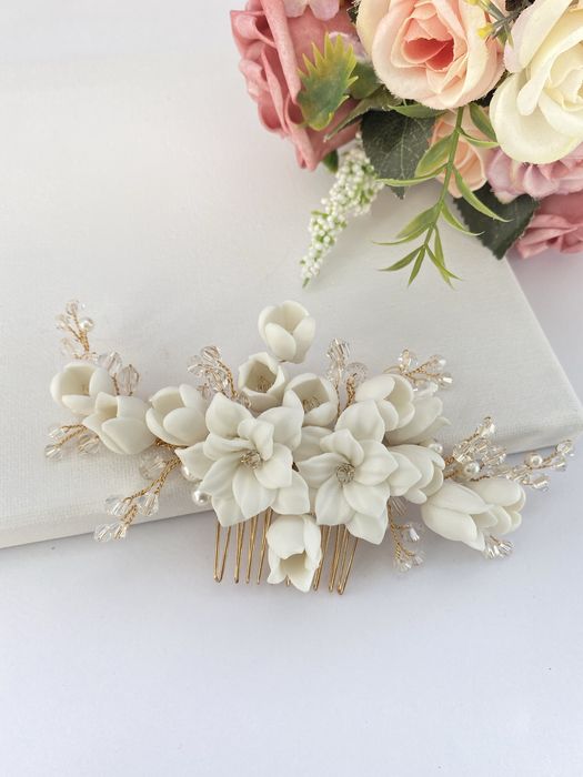 Аксесоар за коса за булка