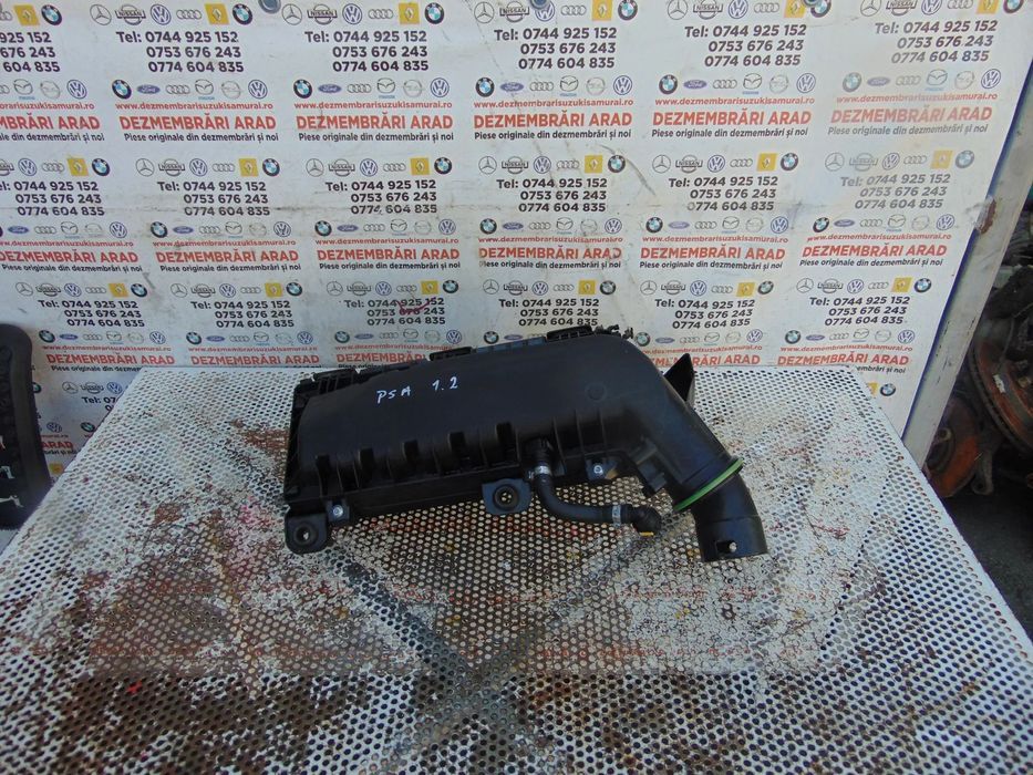 Carcasa filtru aer Peugeot 1.2 208 2008 Opel Mokka Corsa F cod 9845151280 Citroen c3 c4 c5 ds3 308 3008 5008 aircross fiat 600 1.2 jeep avenger