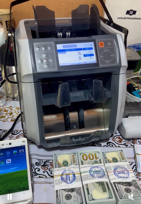 Валюта проверка.Банк Аппарат 9100