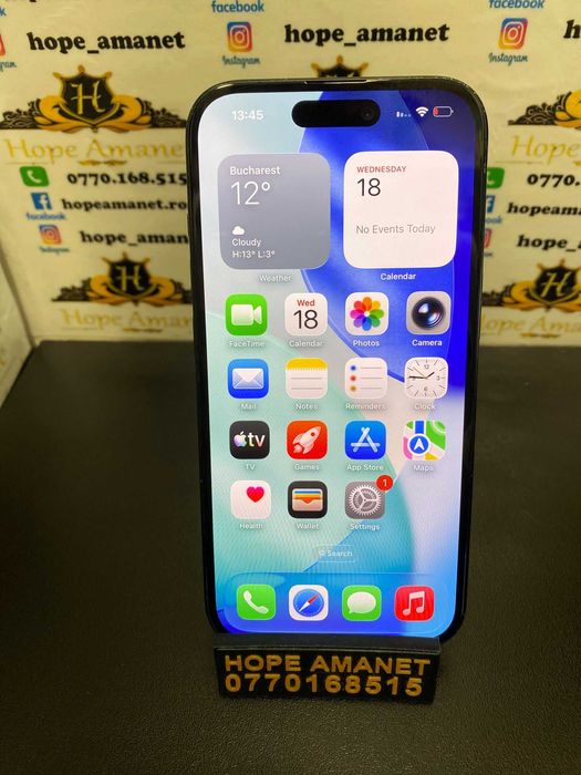 Hope Amanet P3 Iphone 15 / 256 gb