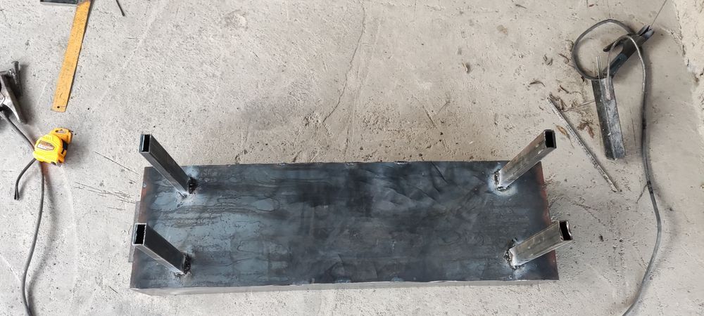 Мангал 1метр лист двойка