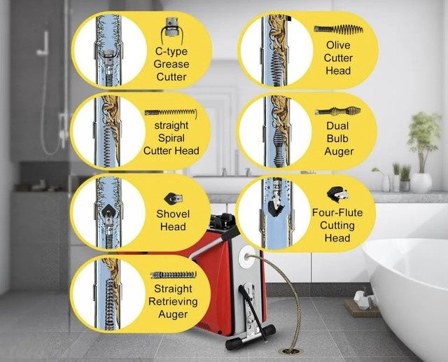 Машина для прочистки канализации