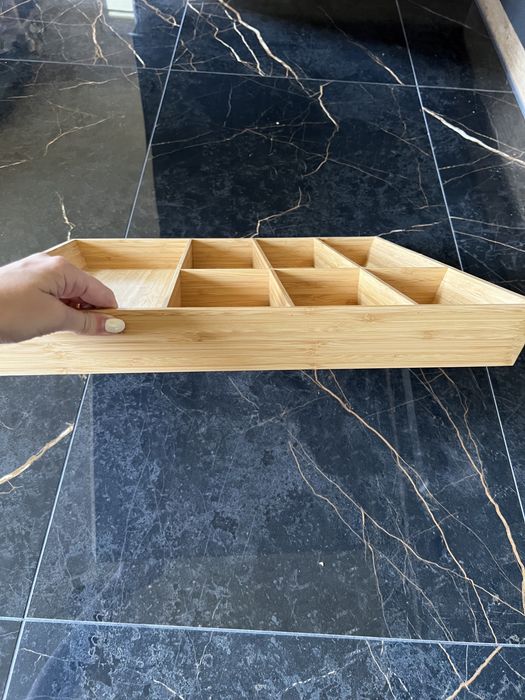 Поставка за прибори бамбук