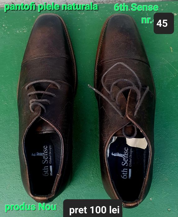 Pantofi originali piele naturala nr.45