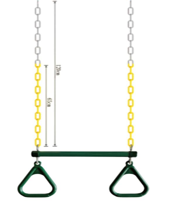 Детские подвесные качели и верёвочные лестницы  от HappyPlay