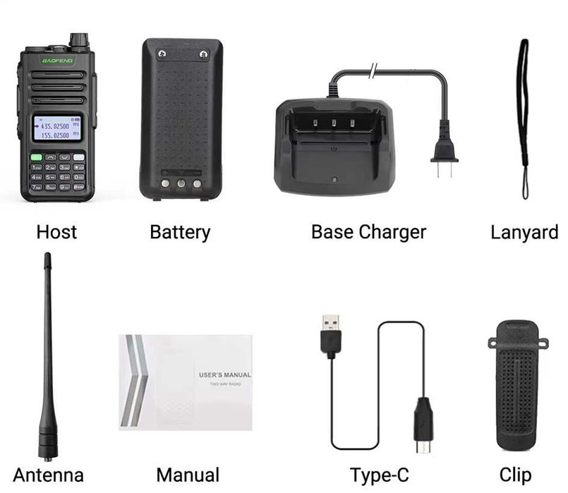 Portabila Baofeng Walkie-talkie UV13 PRO 2023 V1 Neagra