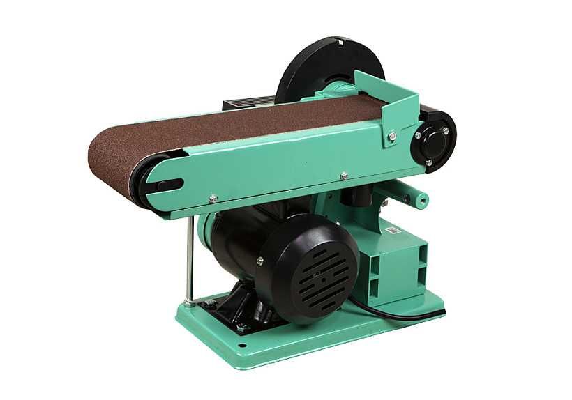 Станок шлифовальный дисково-ленточный 550Вт, круг 150 мм, лента100х914