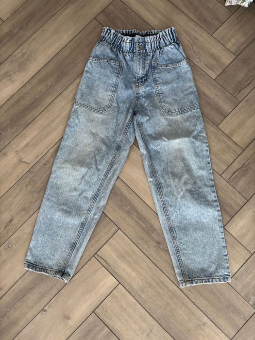 Джинсы голубые зара