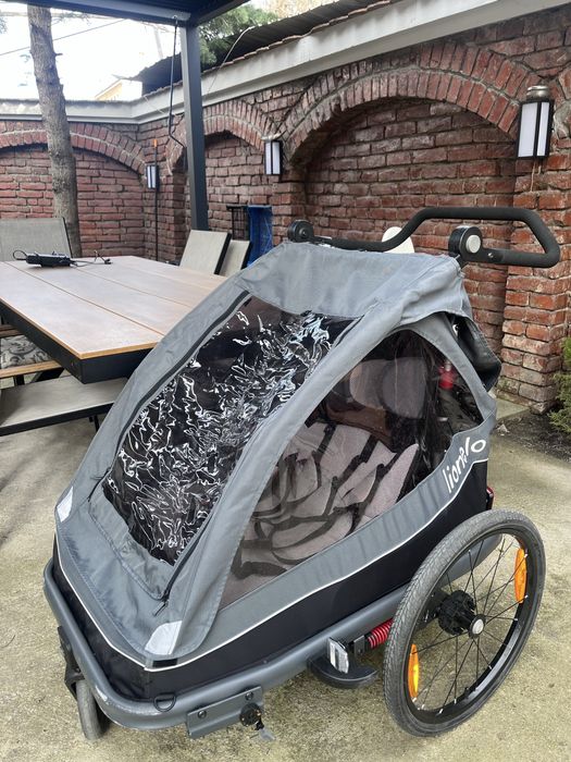 Carucior si remorca bicicleta