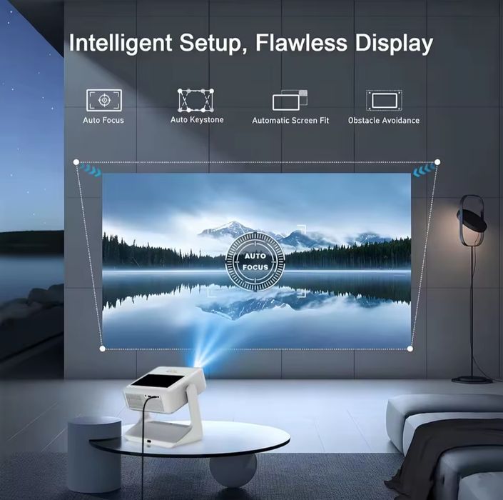 Videoproiector cu display